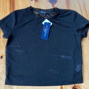 One ❤️ Clothing One Love Clothing, Mesh Sheer Sexy Crop Top, size S